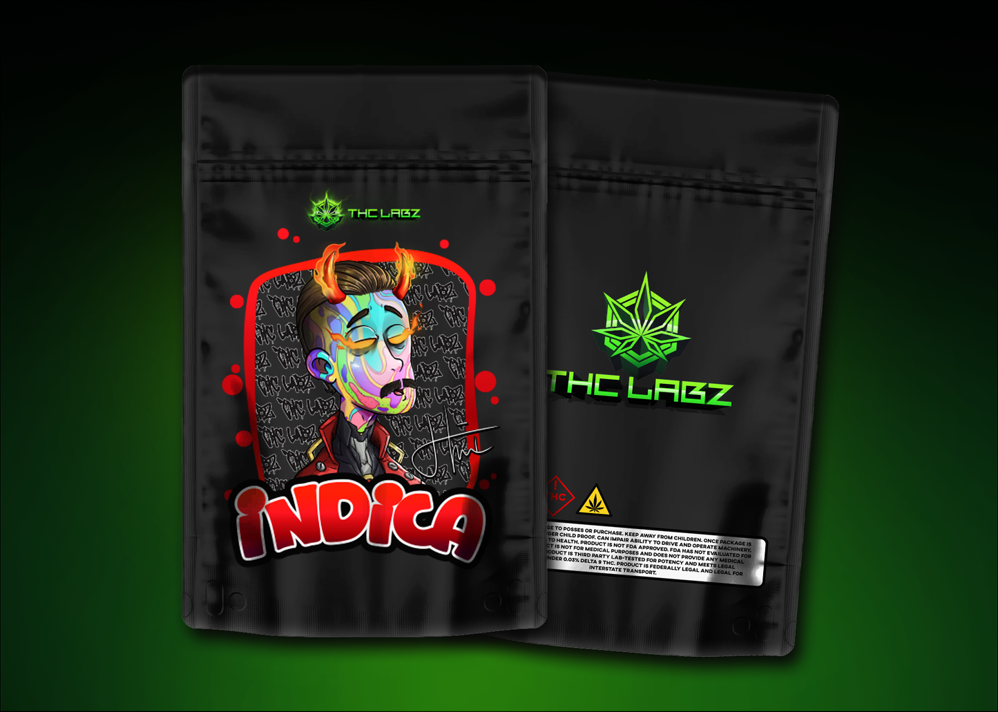 THC Labz Indica flower Pack