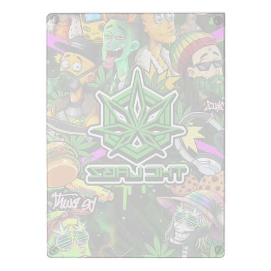 THC Labz Premium Glass Rolling Tray