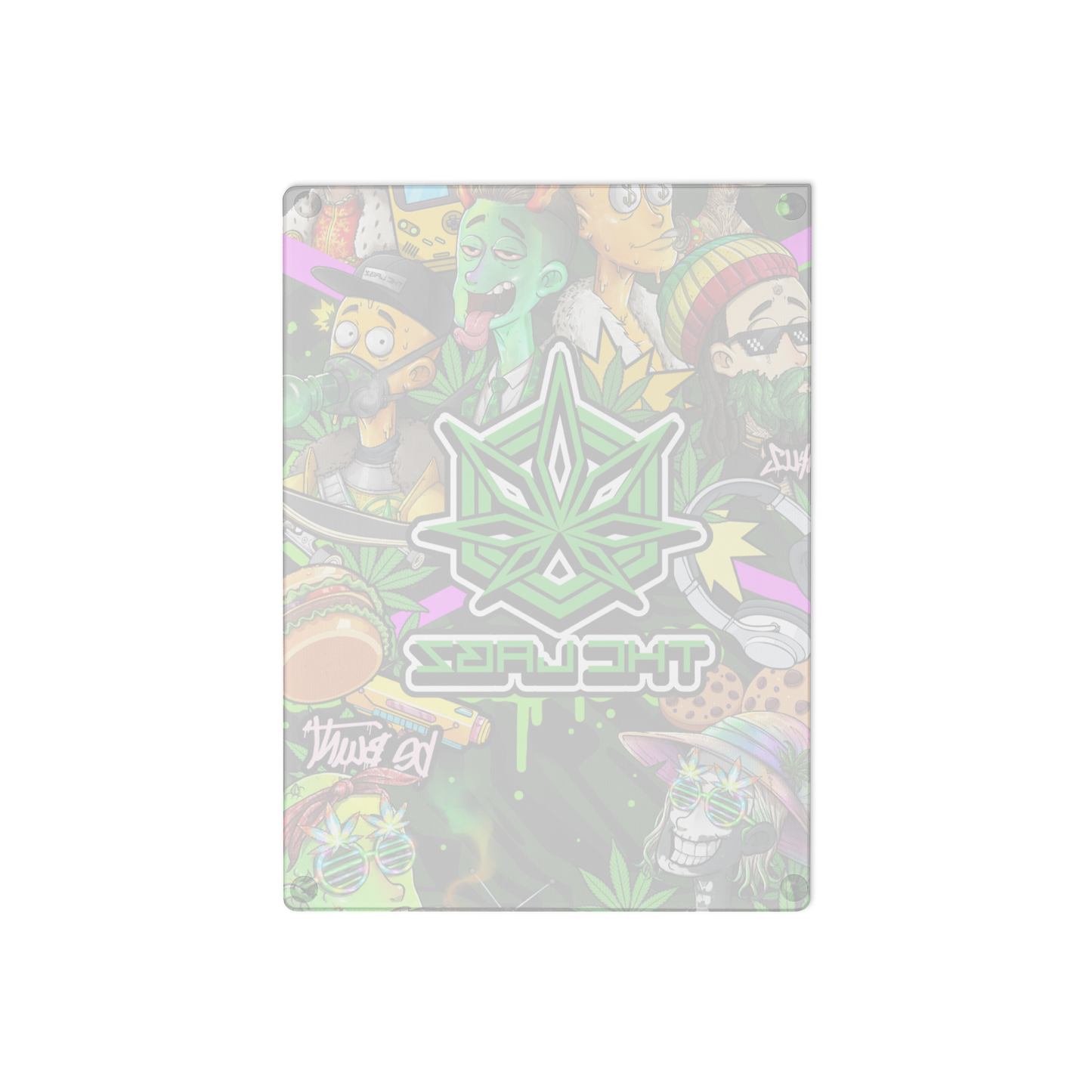 THC Labz Premium Glass Rolling Tray