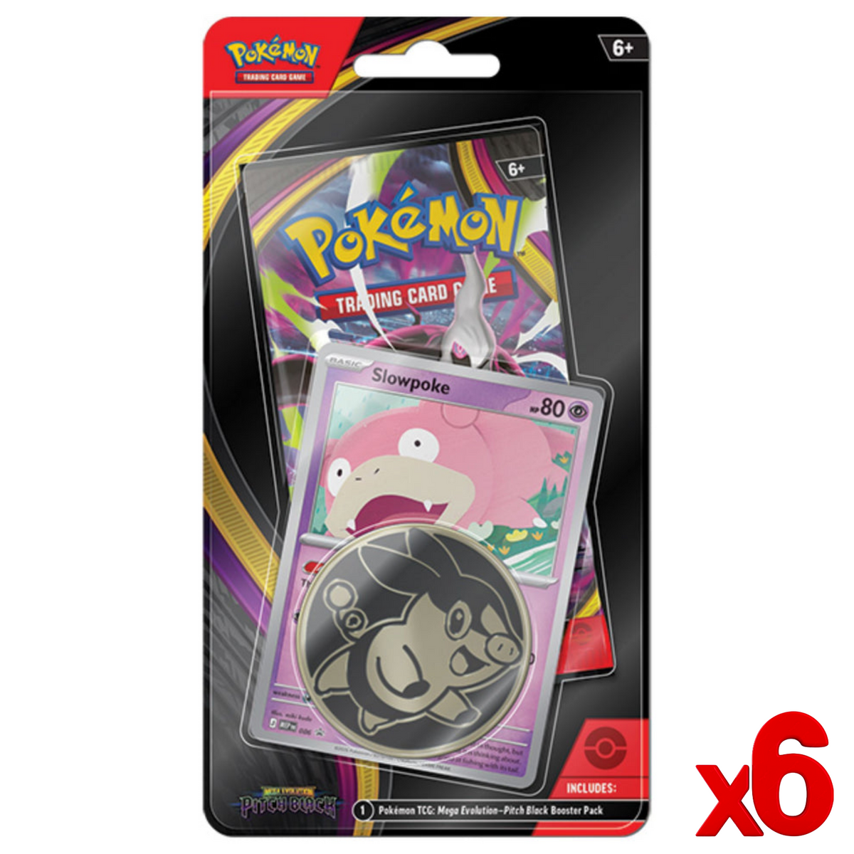 Pitch Black Slowpoke MEP 086 Blister Packs - Lot of 6