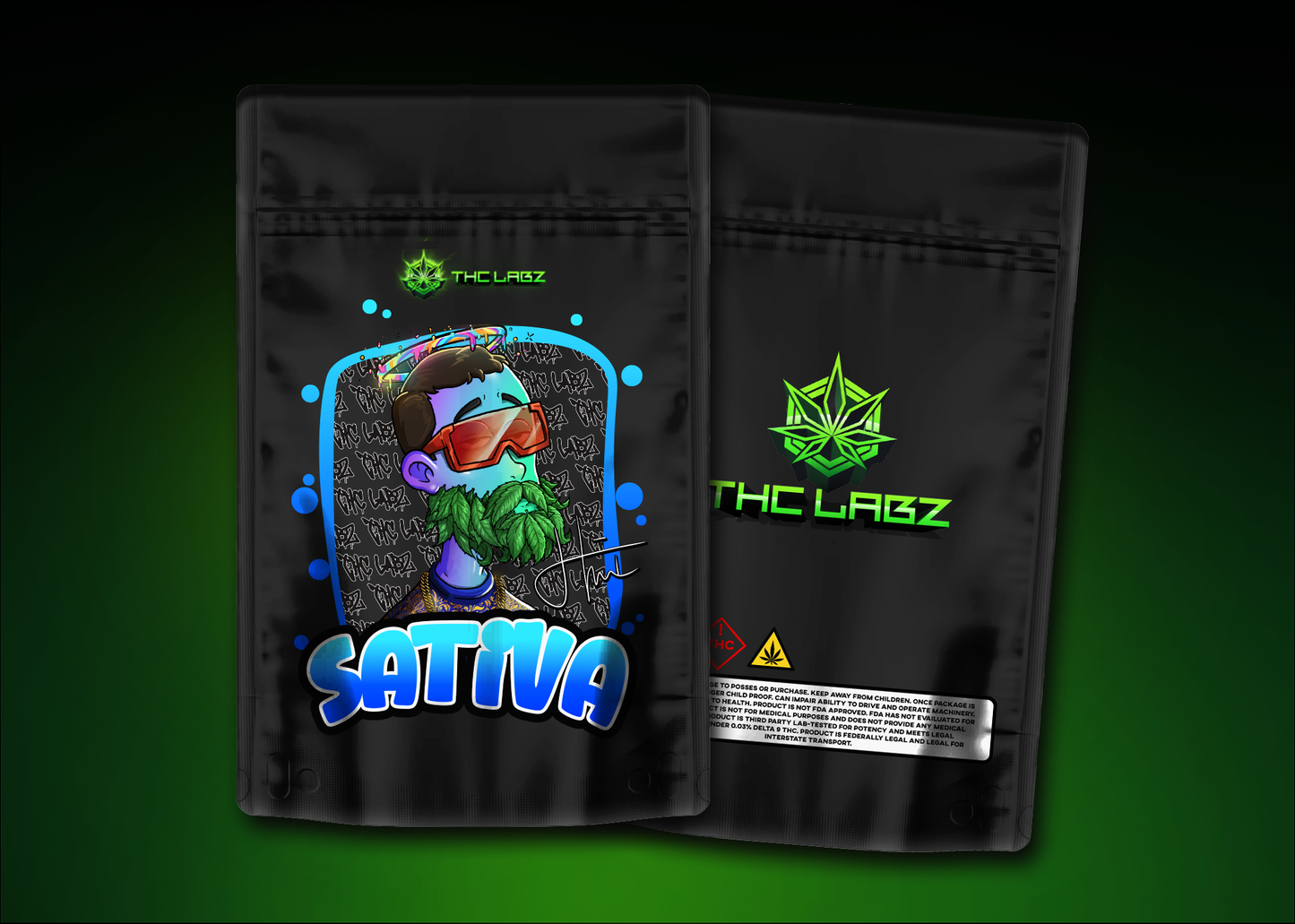 THC Labz Sativa Flower Pack