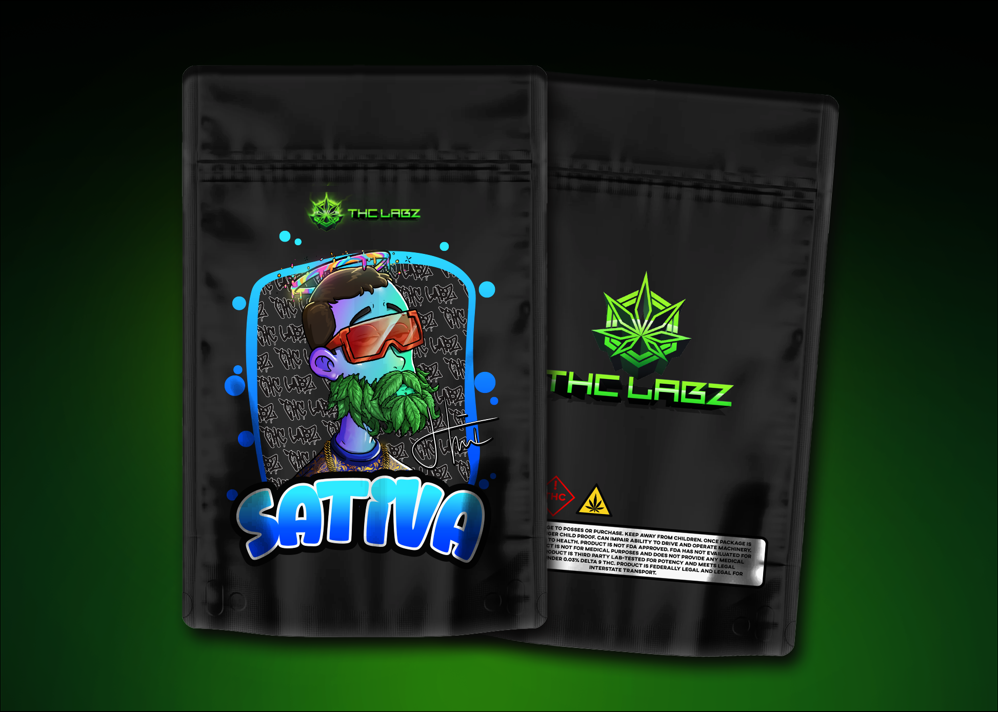THC Labz Sativa Flower Pack