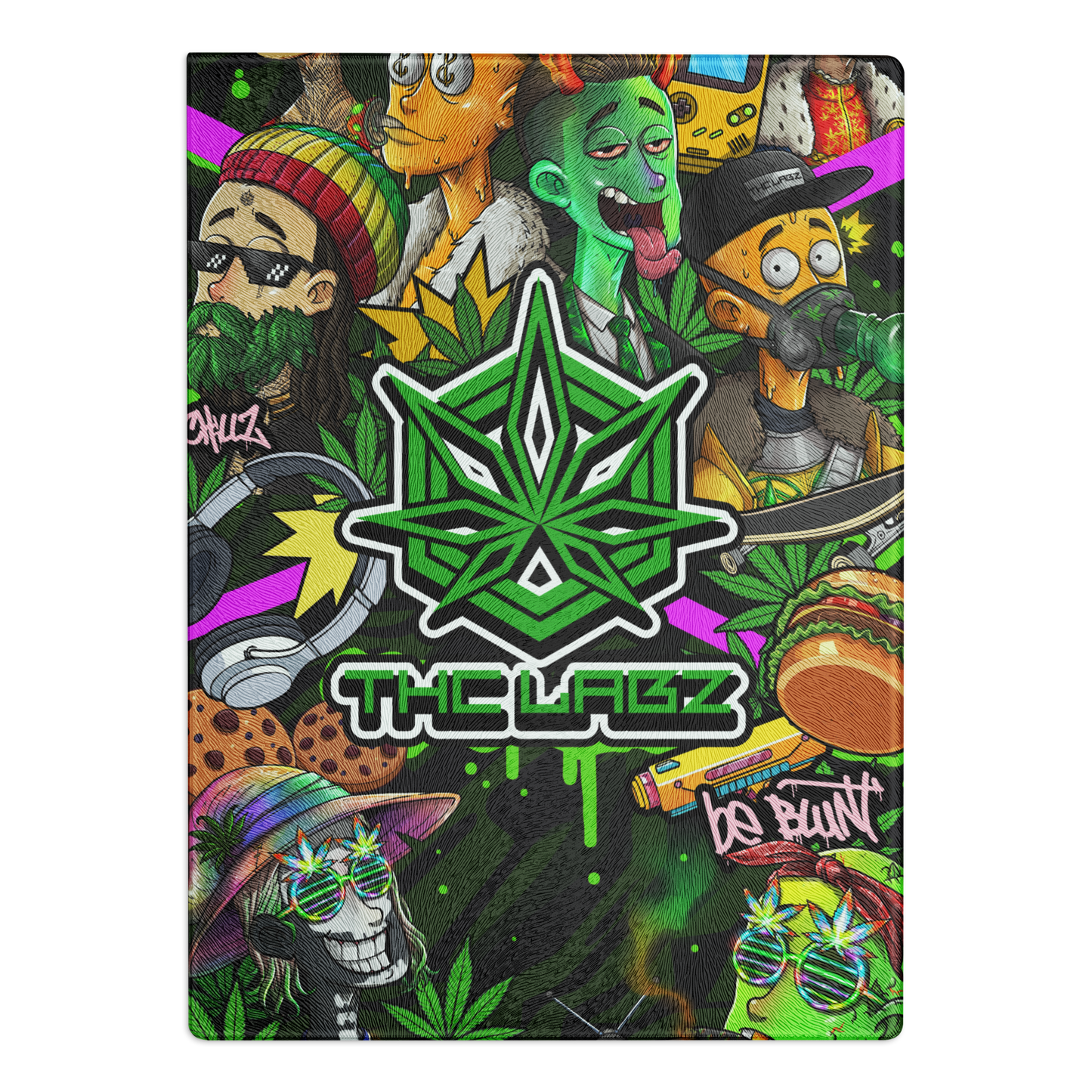 THC Labz Premium Glass Rolling Tray