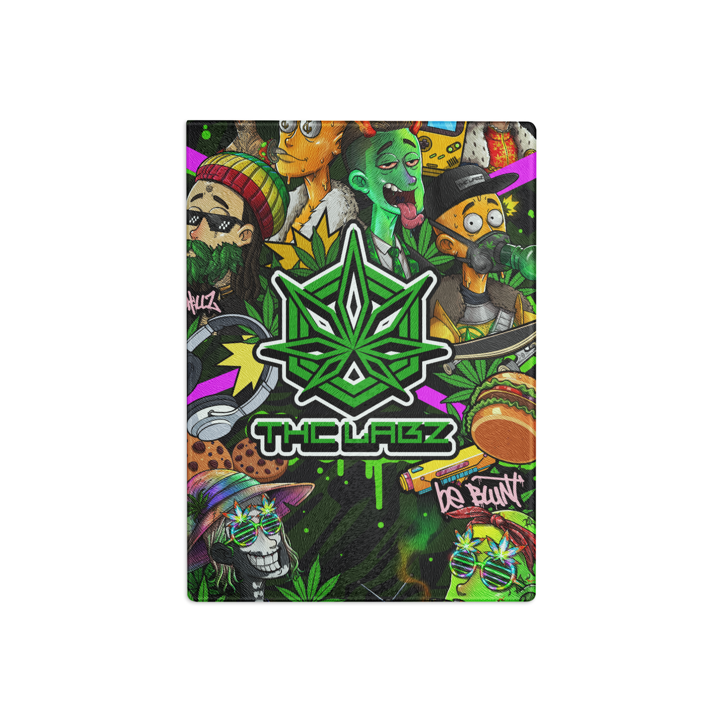THC Labz Premium Glass Rolling Tray